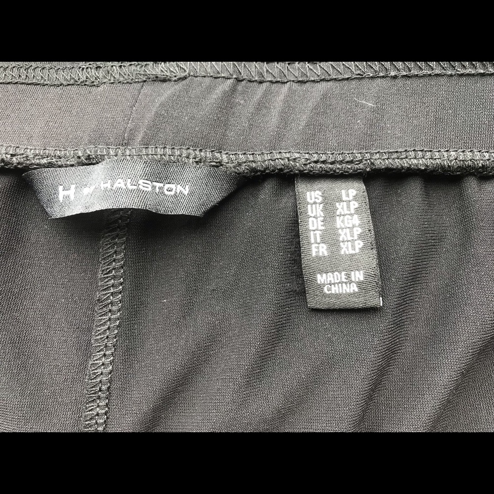 Euc Unique Pants W/Draping Overlay On Front - image 4